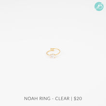 Clear Crystal Adjustable Noah Ring