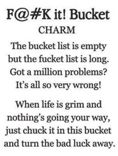 F It Bucket Pocket Charm