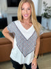 To Rock a Rhyme Color Block Top in Abstract