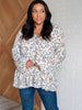 I Think I Can V-Neck Floral Top
