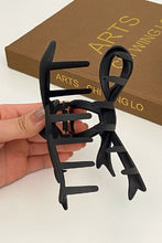 Matte Large Ribbon Bow Claw Hair Clip