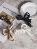 Matte Large Ribbon Bow Claw Hair Clip