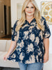 Just Coasting Floral Blouse