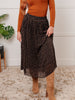 Just What You Wanted Floral Print Pleated Skirt