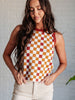 Keeping Score Checkered Tank