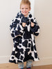 Kids Oversized Hoodie Blanket in Cow