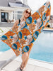 Luxury Beach Towel in Block Floral