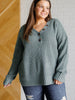 Lakeside View Drop Shoulder Sweater in Sage