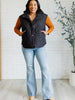 Layering Queen Quilted Puffer Vest in Black
