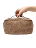 Life In Luxury Large Capacity Cosmetic Bag in Cream