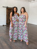 Life of the Party Floral Jumpsuit in Green