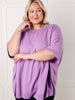 Lilac Whisper Dolman Sleeve Top