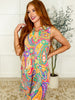 Lizzy Tank Dress in Multi Paisley Mixed Print