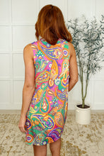 Lizzy Tank Dress in Multi Paisley Mixed Print