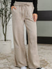 Lounge Line Wide Leg Sweats in Ash Mocha