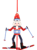 Skiing Nutcracker Ornament