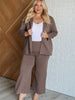 Magic 3/4 Blazer in Dark Mocha