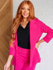 Magic 3/4 Blazer in Hot Pink
