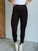 Magic Ankle Crop Skinny Pants in Chocolate
