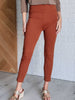 Magic Ankle Crop Skinny Pants in Rust