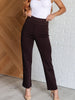 Magic Straight Pants in Chocolate