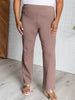 Magic Straight Pants in Dark Mocha