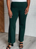Magic Straight Pants in Hunter Green