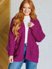 Maybe Monday Cardigan in Berry