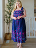 Midnight Magic Embroidered Maxi Dress