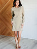 Milan Travel Shift Dress in Sage