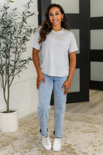 Mood Swingin' Casual Drop Shoulder Tee in Grey