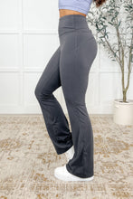 Motion Mastery Flared Yoga Pants in Titanium