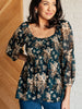 New Beginnings Square Neck Blouse