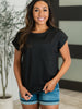 Not So Basic Pocket Tee in Black
