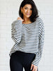 Obviously Mine Striped Oversized Top