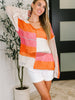 Off the Grid Net Color Block Layering Top
