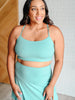 Package Secured Spaghetti Strap Tank in Tidal Wave