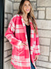 Passion in Plaid Coat in Pink