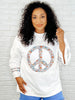 Peace, Love, and Flowers Peace Sign Top