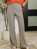 Peachy Keen Straight Leg Trousers in Stone Taupe