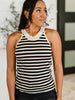 Perfect Conditions Striped Halter Tank