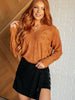 Perfect in Pansies V-Neck Top