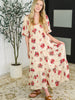 Petals & Postcards Balloon Sleeve Dress