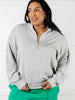 Rogue Runner Half Zip Jacket in Heather Grey