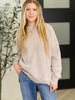 Safe and Secure Mineral Wash Pullover in Ash Mocha