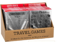 Christmas Dry Erase Travel Games for Dinner Out or a Car Ride