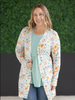 Classic Watercolor Floral Cardigan