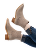 Leonor Suede Ankle Boot in Taupe