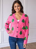 Sequin Trees Cardigan