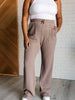 Set Process Mineral Wash Waffle Knit Pants in Brown